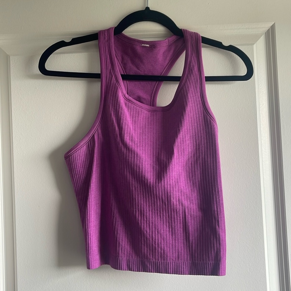 Lululemon Ebb To Street Racerback Crop Tank
